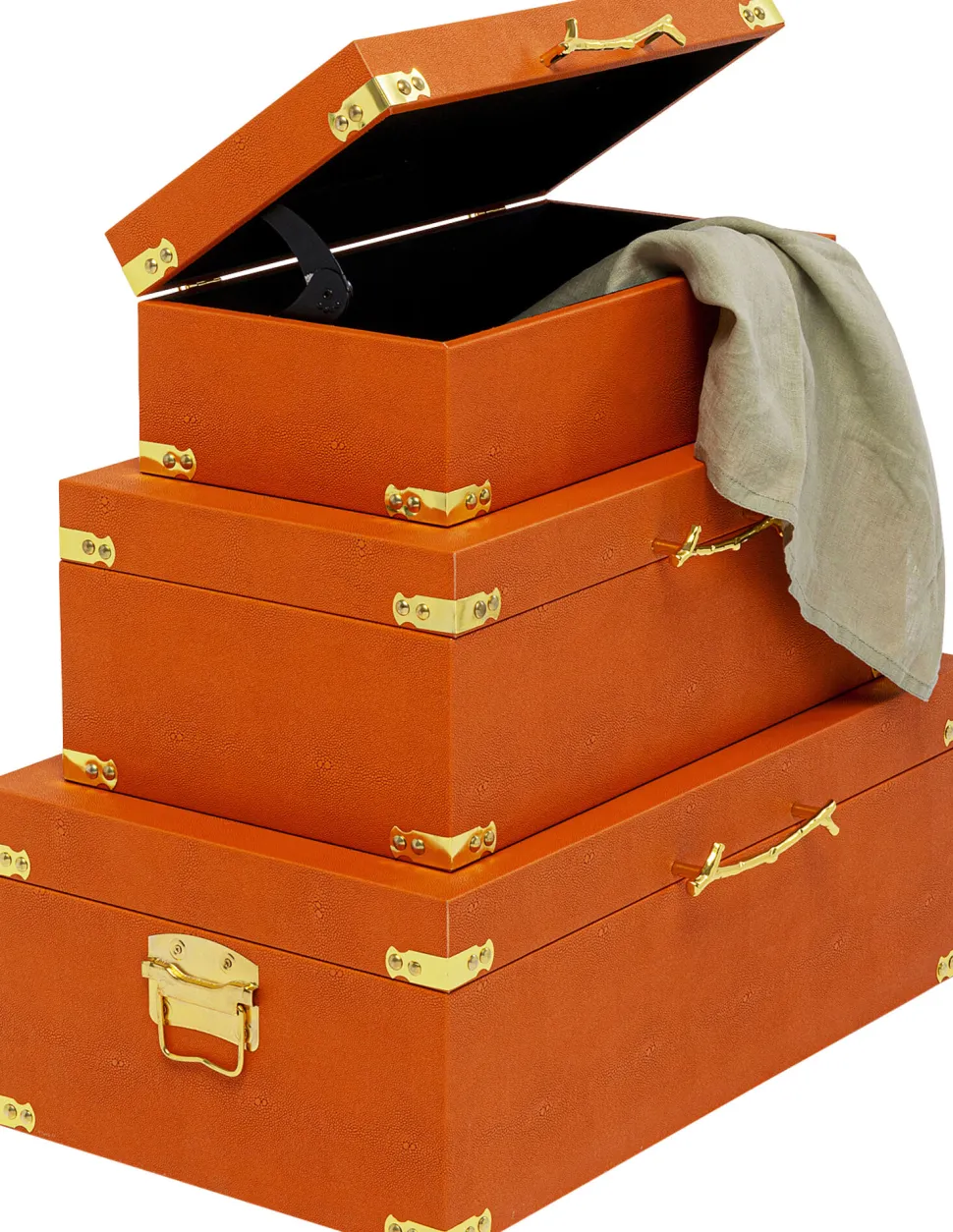KARE Design Box Noah Orange Set Van 3 New