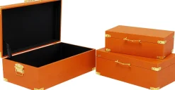 KARE Design Box Noah Orange Set Van 3 New
