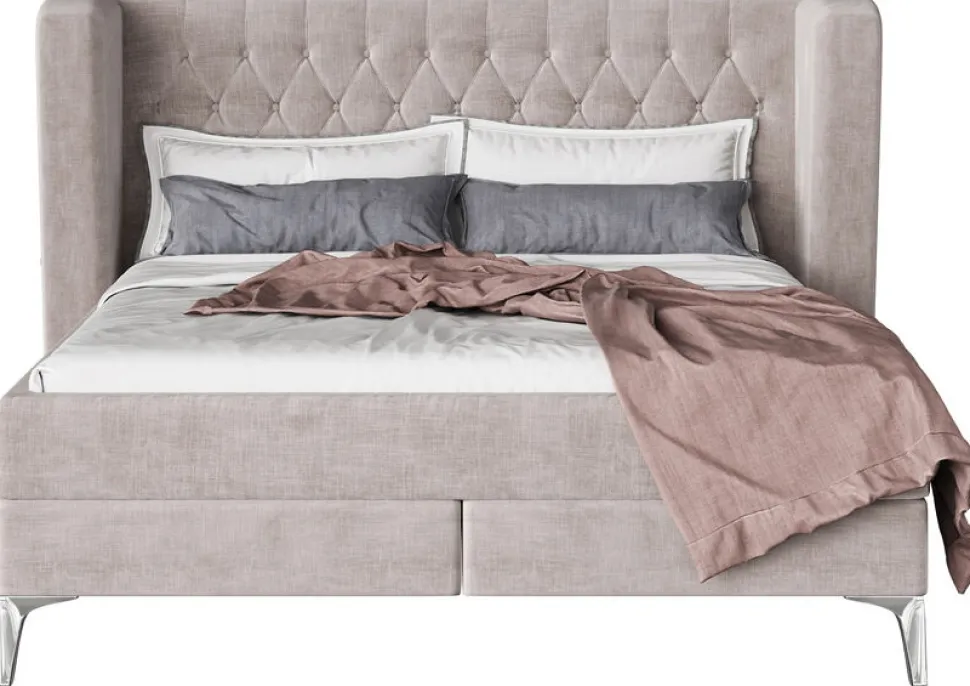 KARE Design Boxspringbed Benito Moon Cream 180x200cm Outlet