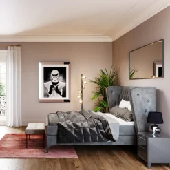 KARE Design Boxspringbed Benito Moon Grey 180x200cm Sale