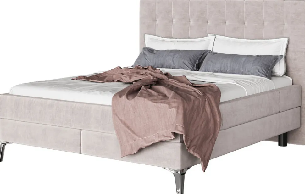 KARE Design Boxspringbed Benito Star Cream 180x200cm Outlet