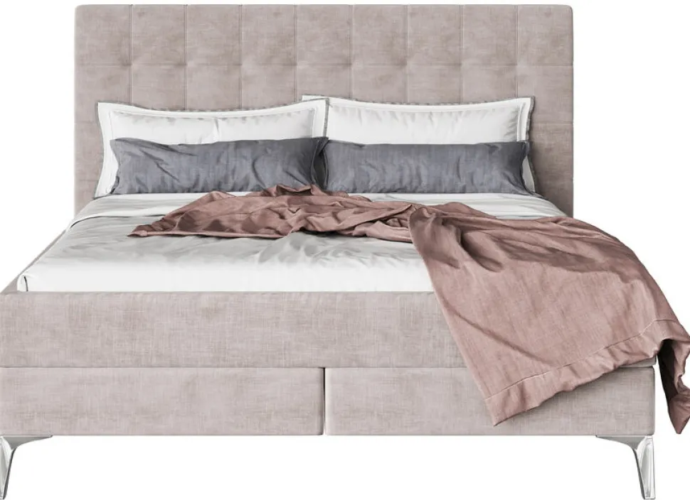 KARE Design Boxspringbed Benito Star Cream 180x200cm Outlet