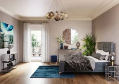 KARE Design Boxspringbed Benito Star Grey 180x200cm Outlet