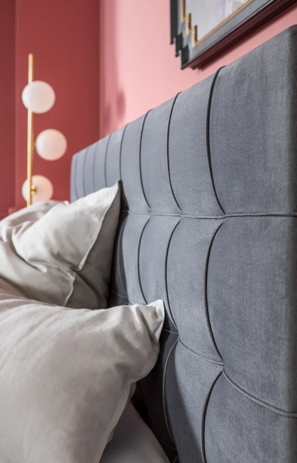 KARE Design Boxspringbed Benito Star Grey 180x200cm Outlet
