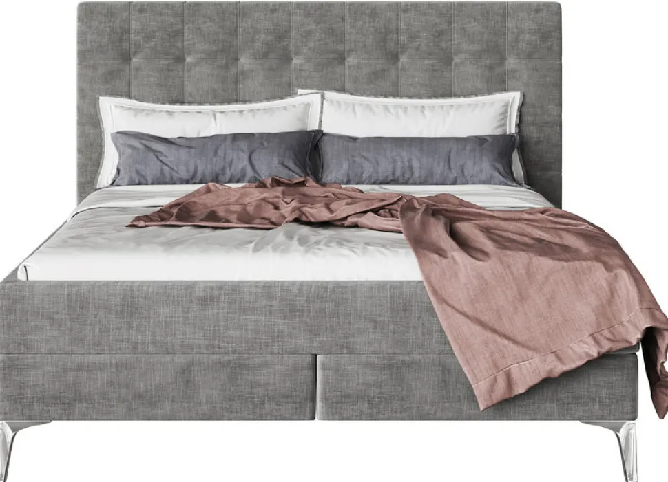 KARE Design Boxspringbed Benito Star Grey 180x200cm Outlet