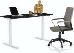 KARE Design Bureau Office Smart Wit Zwart 140x60cm Store