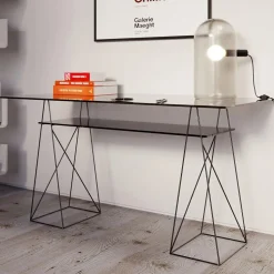 KARE Design Bureau Polar Zwart 8mm ESG 135x65cm Cheap