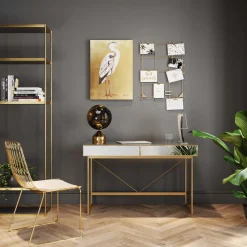 KARE Design Bureau Soran Gold 120x50cm New