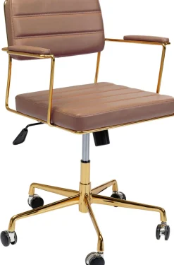 KARE Design Bureaustoel Dottore Bruin Sale