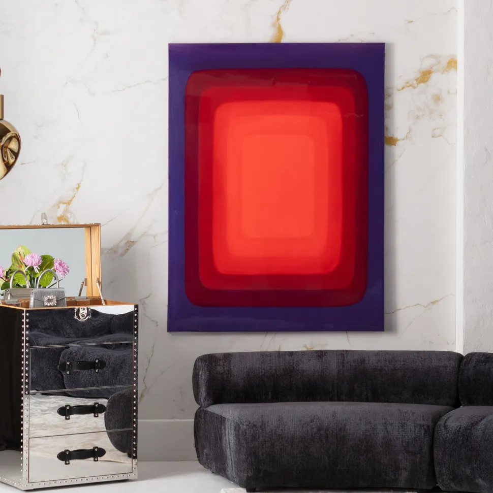 KARE Design Canvas Tendency Red 120x160cm Hot