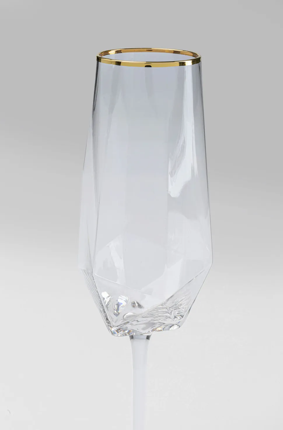 KARE Design Champagneglas Diamond Gouden Rand Fashion
