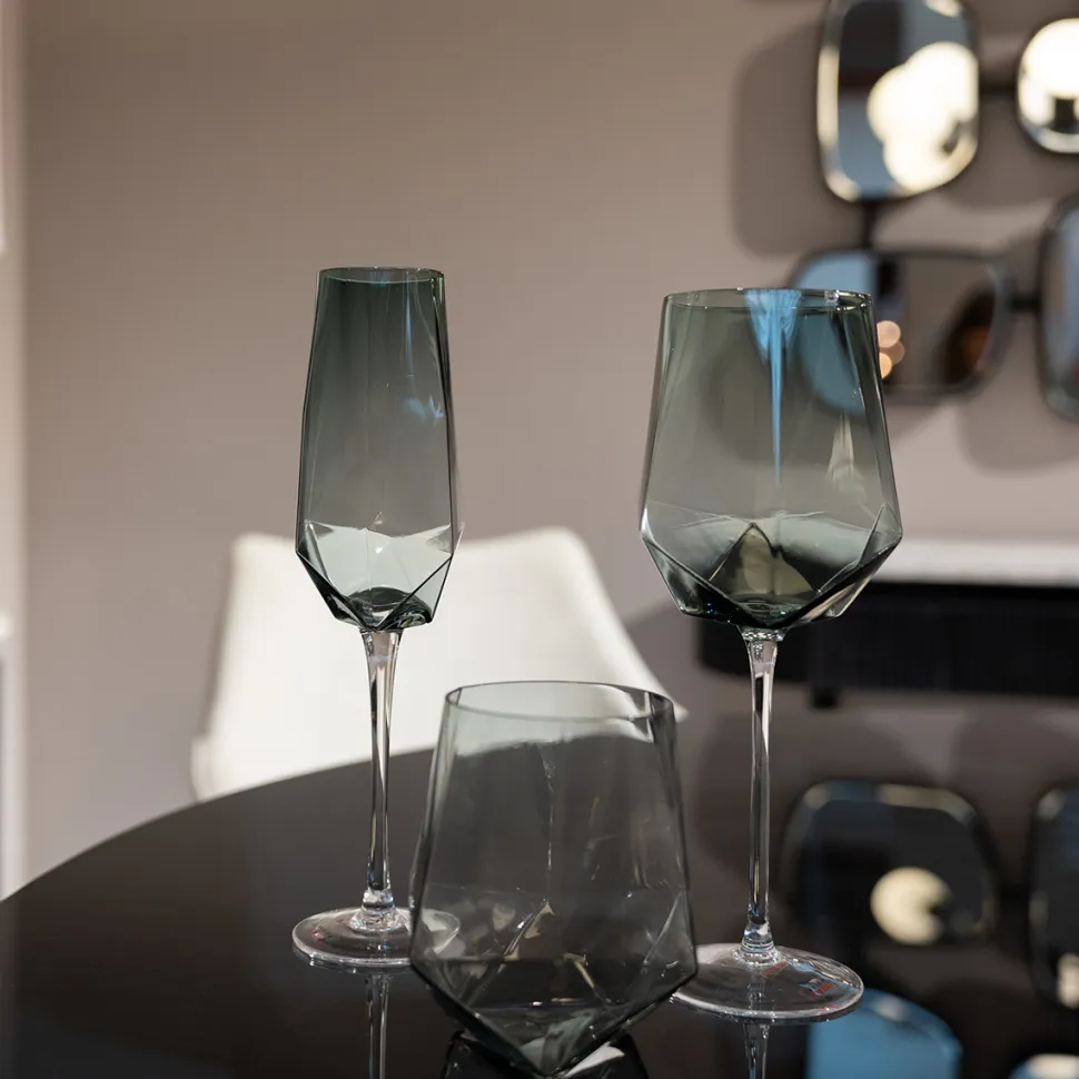 KARE Design Champagneglas Diamond Smoke Discount