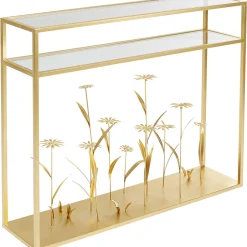 KARE Design Console Flower Meadow Goud 100cm Discount