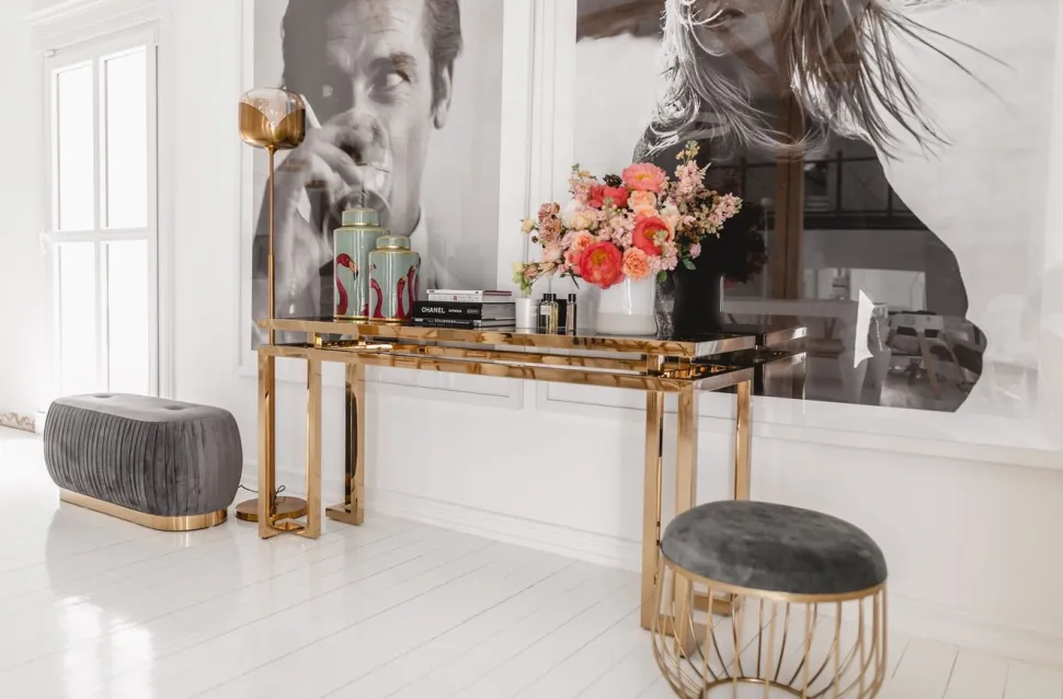 KARE Design Console Gold Rush Shop