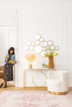 KARE Design Console Miami Loft Goud 120cm New