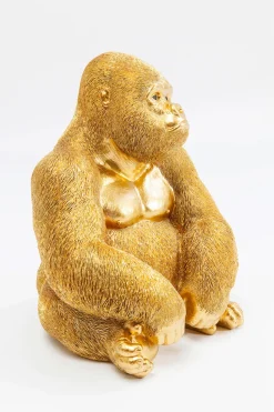 KARE Design Decofiguur Aap Gorilla Side Medium Goud Flash Sale