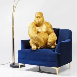 KARE Design Decofiguur Aap Gorilla Side XL Goud Outlet