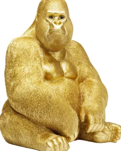 KARE Design Decofiguur Aap Gorilla Side XL Goud Outlet