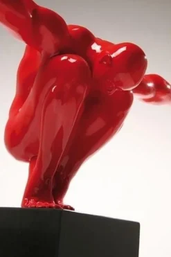 KARE Design Decofiguur Atleet Rood Hot