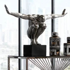 KARE Design Decofiguur Atleet XL Zilver Online