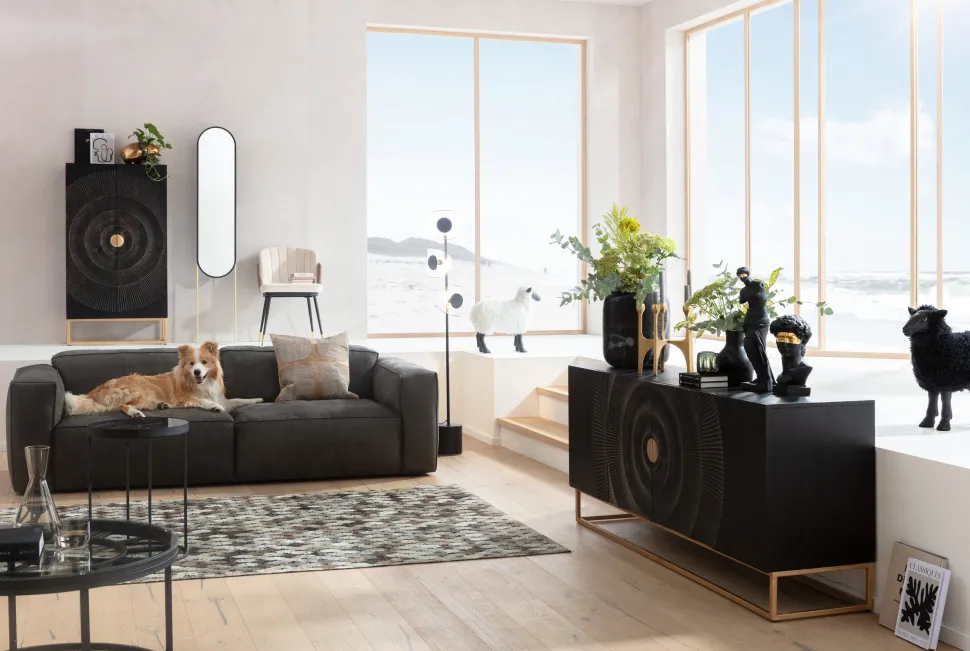 KARE Design Decofiguur Bathilde Black 48cm Clearance