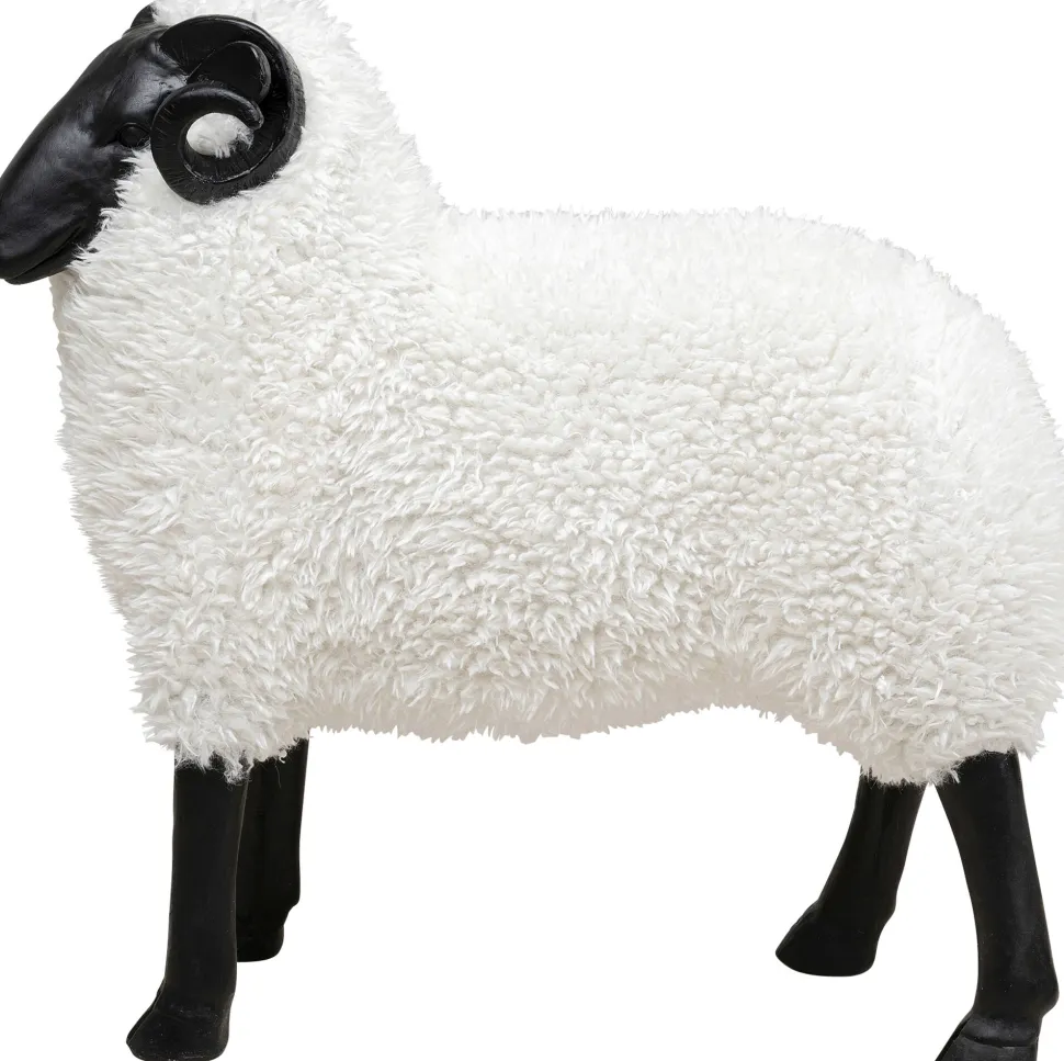KARE Design Decofiguur Bathilde Ram White 78cm Cheap