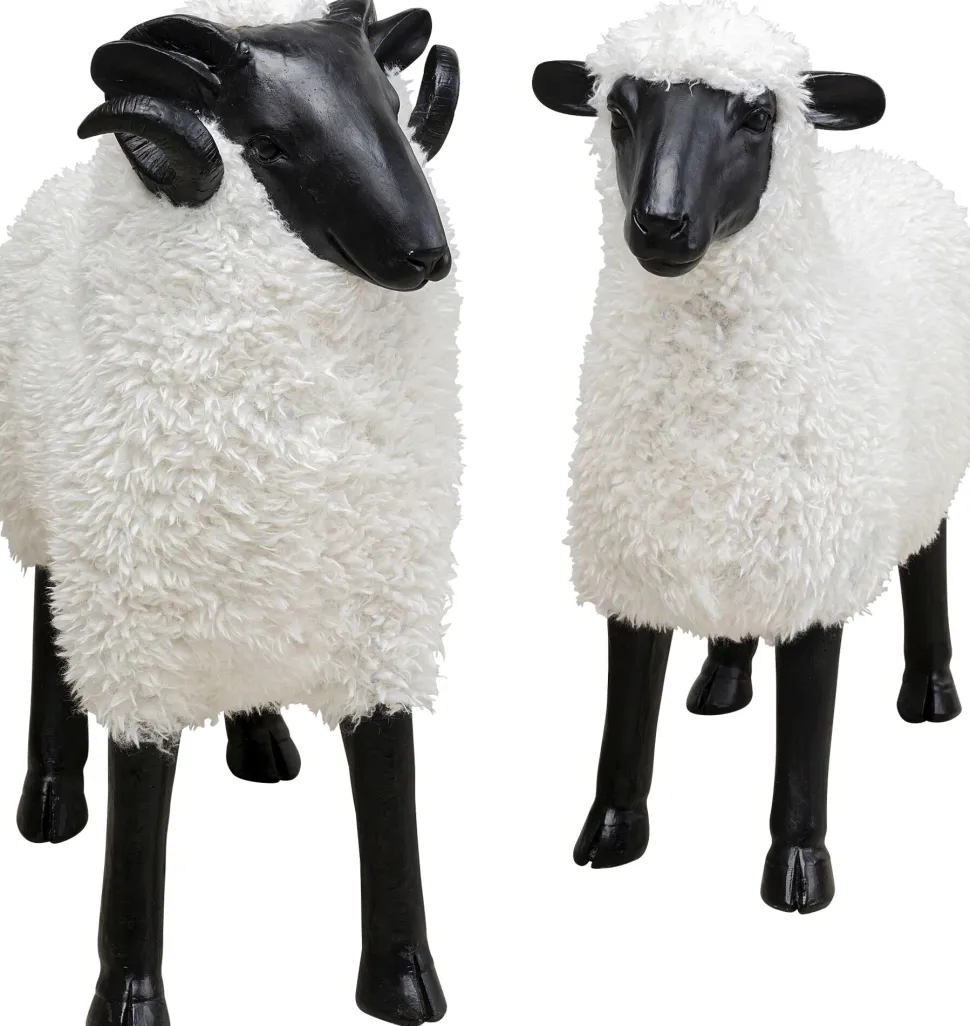 KARE Design Decofiguur Bathilde Ram White 78cm Cheap