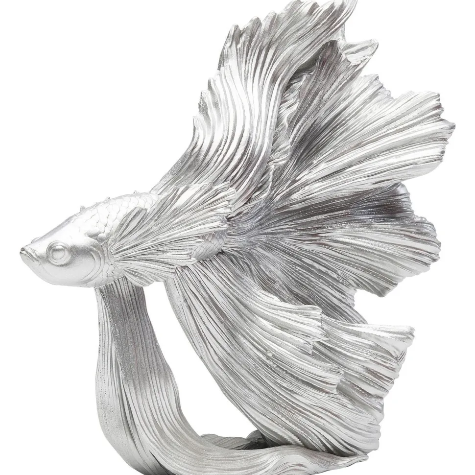 KARE Design Decofiguur Betta Fish Zilver Klein Shop