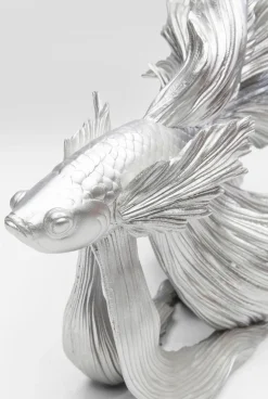 KARE Design Decofiguur Betta Fish Zilver Klein Shop