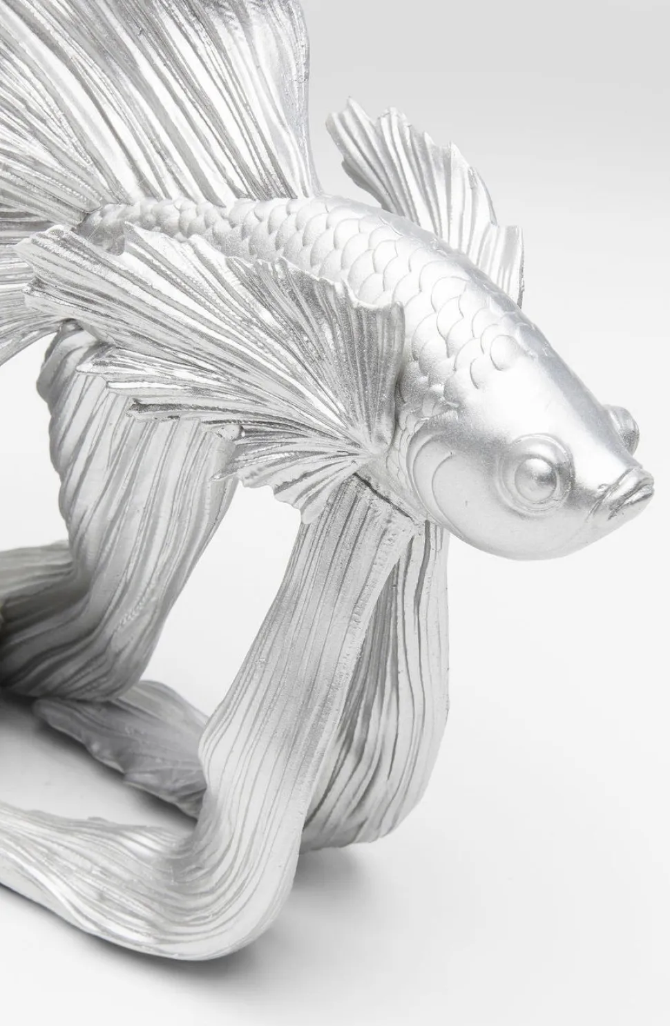 KARE Design Decofiguur Betta Fish Zilver Klein Shop