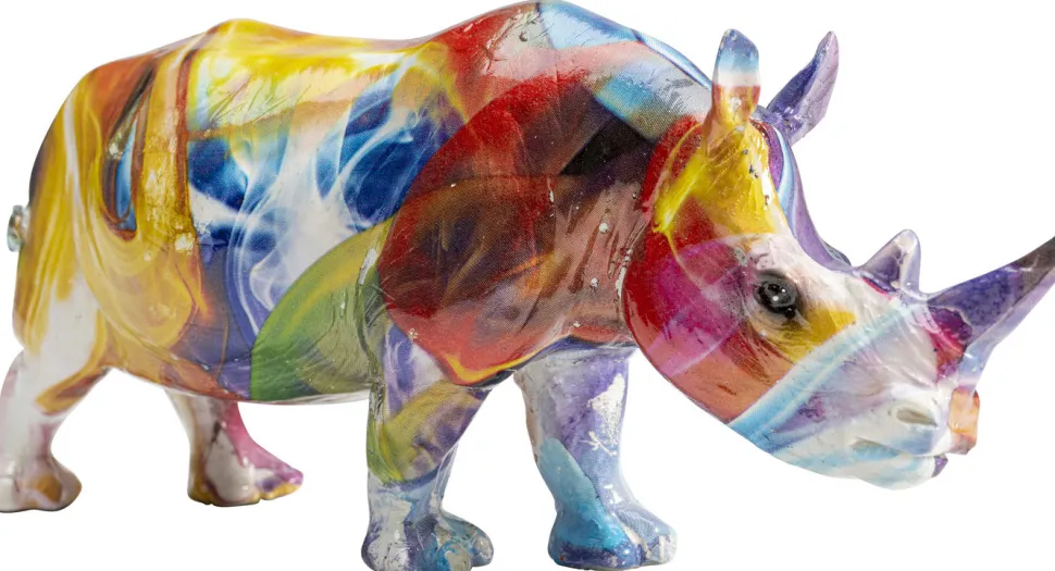 KARE Design Decofiguur Colored Rhino Online