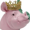 KARE Design Decofiguur Crowned Pig 28cm Clearance