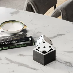 KARE Design Decofiguur Dice Silver 10x10cm Best Sale