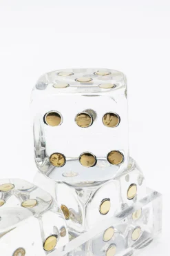 KARE Design Decofiguur Dice Transparent 17x4cm Outlet