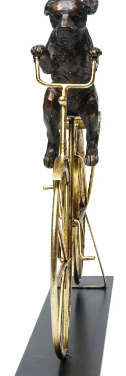 KARE Design Decofiguur Dog With Bicycle Clearance