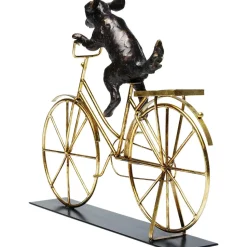 KARE Design Decofiguur Dog With Bicycle Clearance