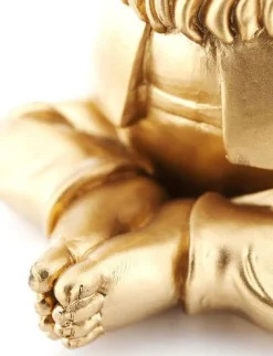 KARE Design Decofiguur Dwerg Meditatie Goud Groen 19cm Hot