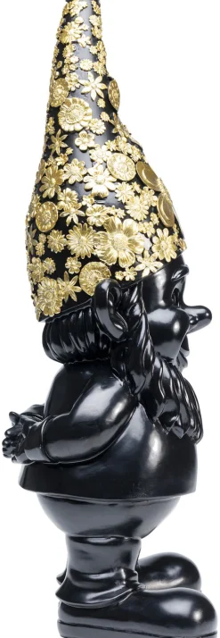 KARE Design Decofiguur Dwerg Staand Zwart Goud 61cm Flash Sale