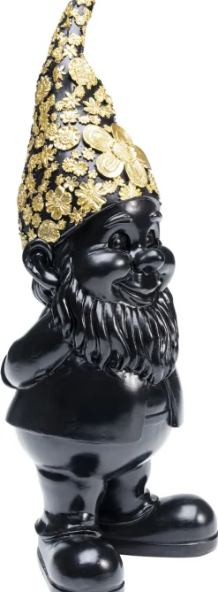 KARE Design Decofiguur Dwerg Staand Zwart Goud 30cm Cheap