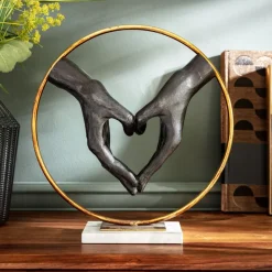 KARE Design Decofiguur Elements Heart Hand 62cm Fashion