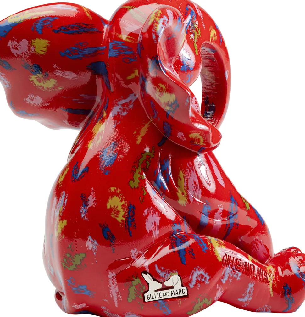 KARE Design Decofiguur Elephant Dots Red 18cm Hot
