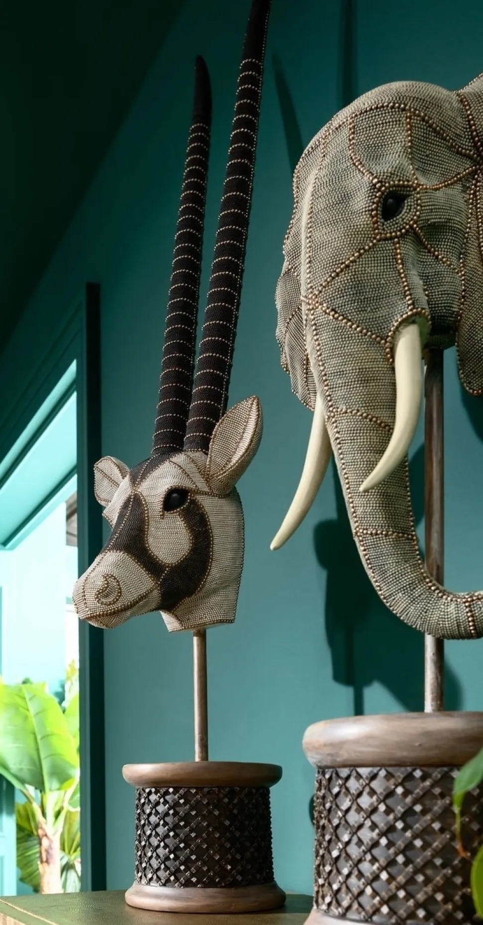 KARE Design Decofiguur Elephant Head Pearls 76cm Cheap
