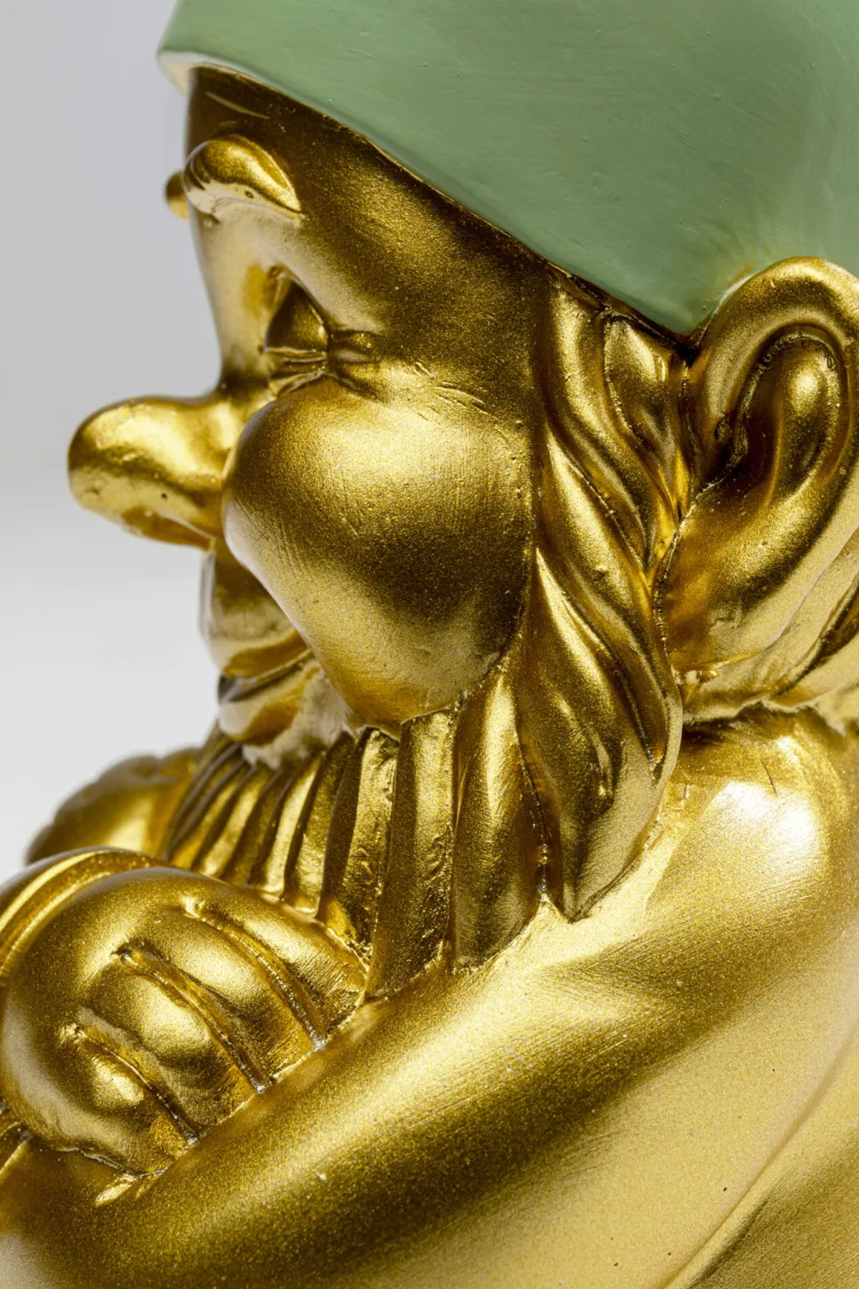 KARE Design Decofiguur Gnome Gold Green 21cm Cheap