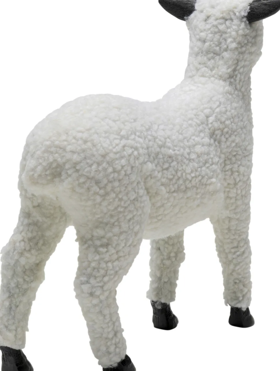 KARE Design Decofiguur Happy Sheep Wool White 28cm Online