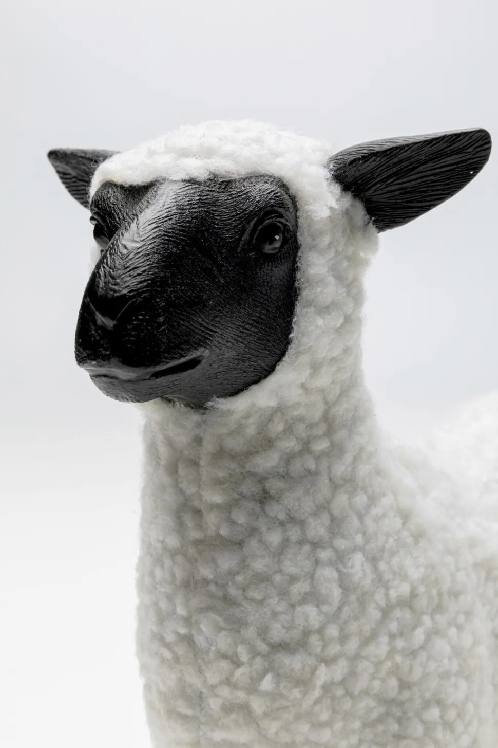 KARE Design Decofiguur Happy Sheep Wool White 28cm Online