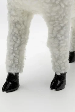 KARE Design Decofiguur Happy Sheep Wool White 28cm Online