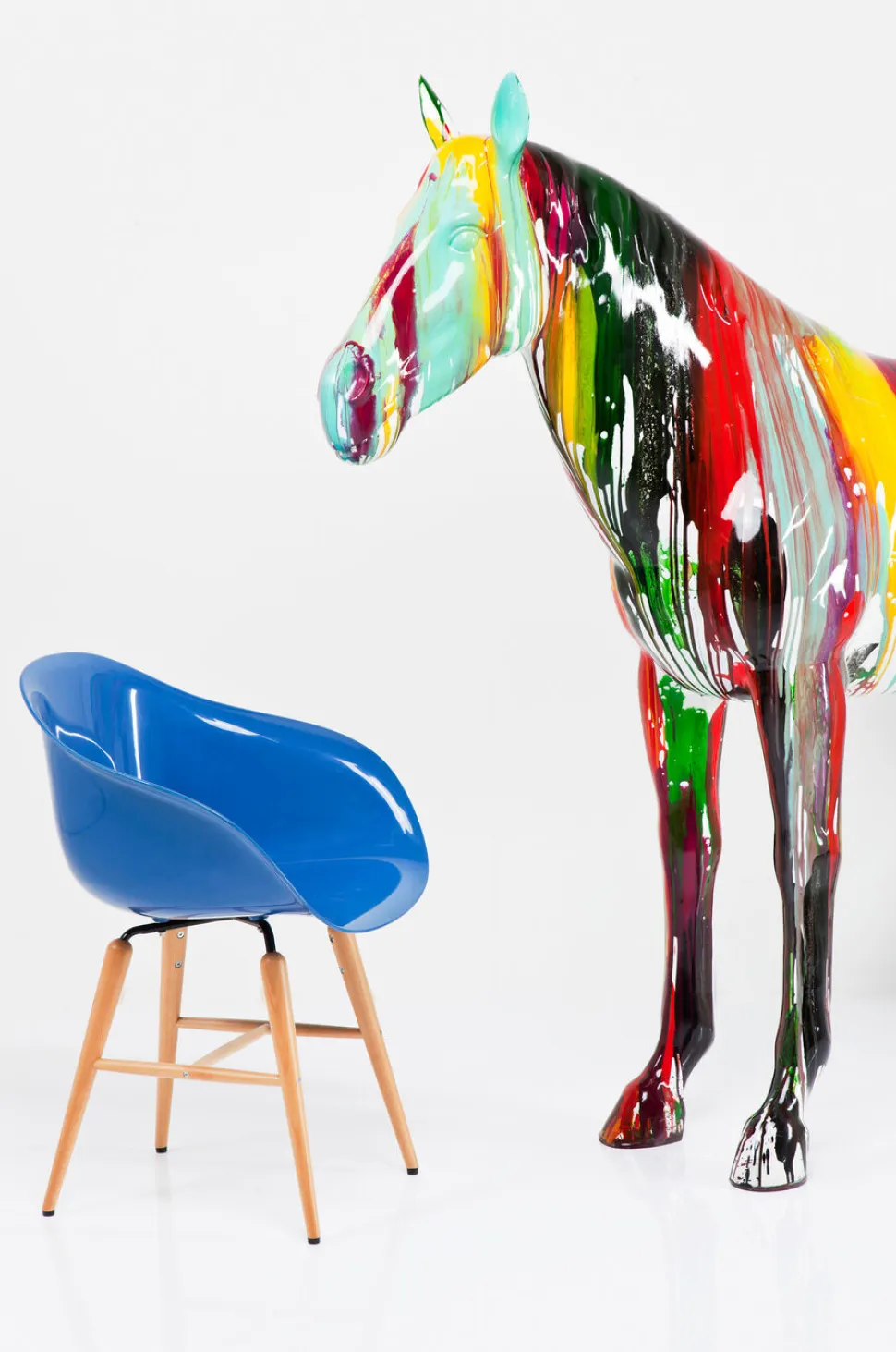 KARE Design Decofiguur Horse Colore Hot
