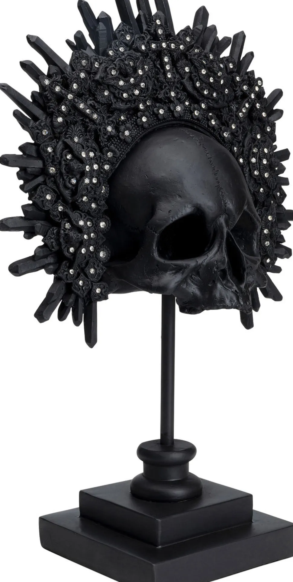 KARE Design Decofiguur King Skull Zwart Clearance