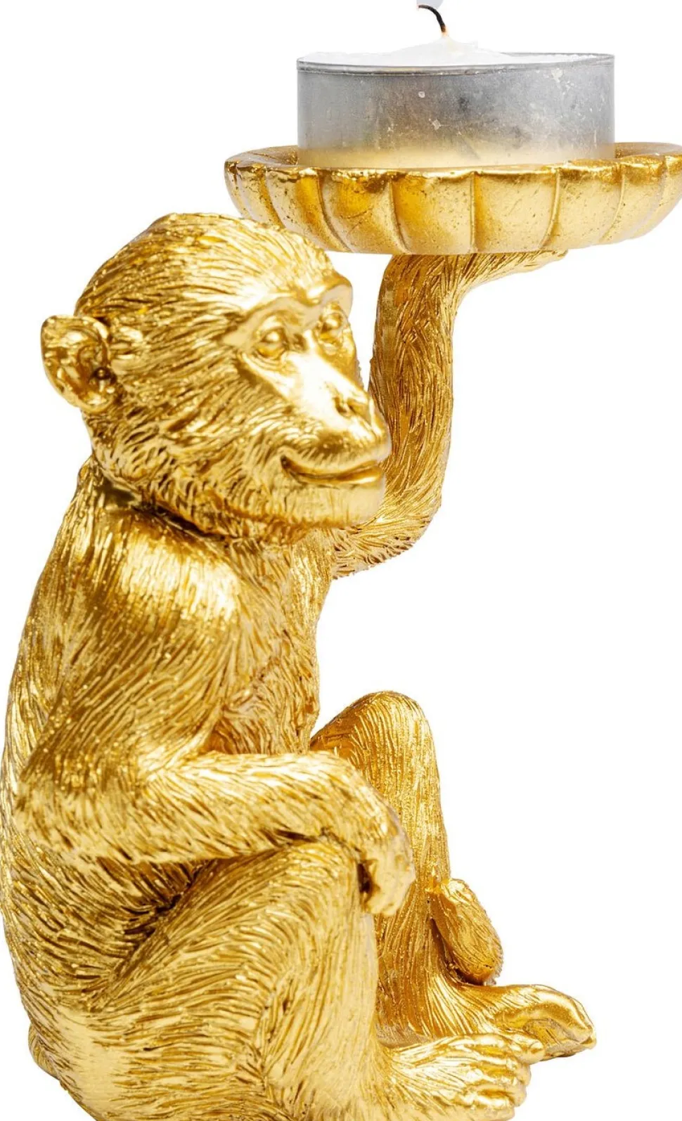 KARE Design Decofiguur Monkey Theelichthouder 11cm Outlet