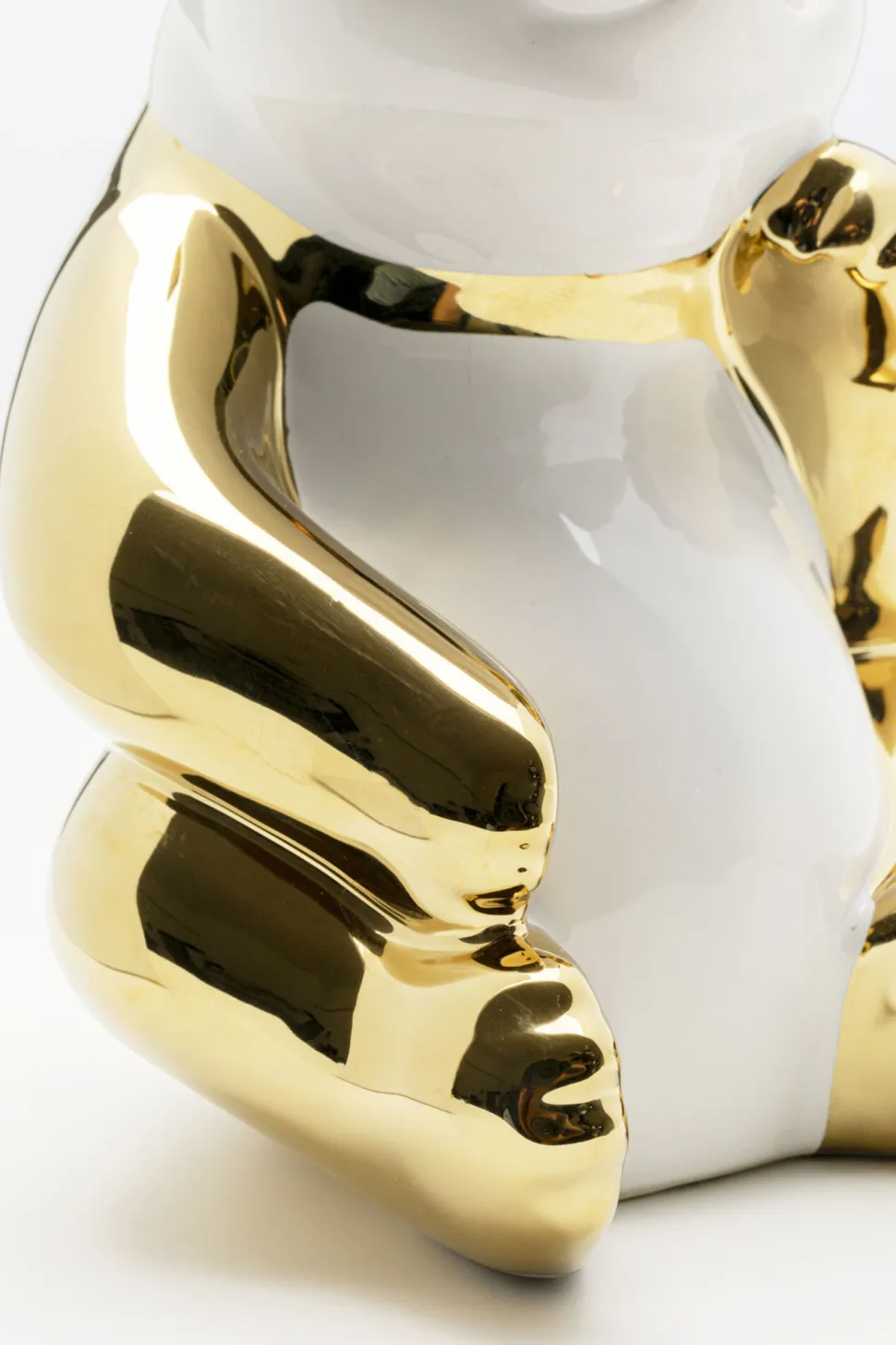 KARE Design Decofiguur Panda Gold 19cm Store
